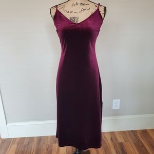 Velvet Slip Dress
